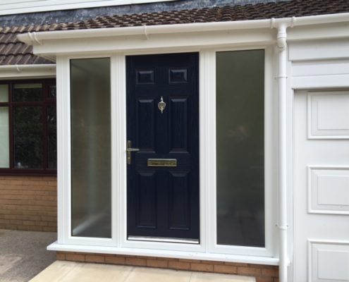 White Porch Composite Door