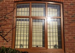 Light Oak Woodgrain Window